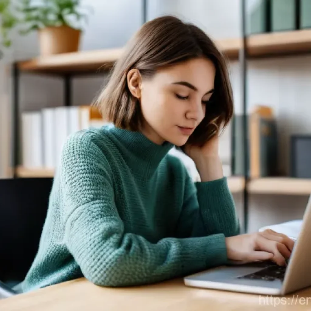 건축 실무에서 학습 리소스 활용하기 - **Online Course Engagement:**
    "A bright, naturally lit image of a young female architect, mid-20...