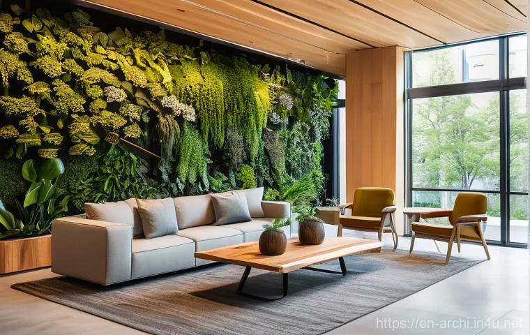 건축 프로젝트에서 혁신적인 접근 사례 - Biophilic Oasis in a Modern Office**
An interior shot of a vibrant, biophilically designed open-plan...