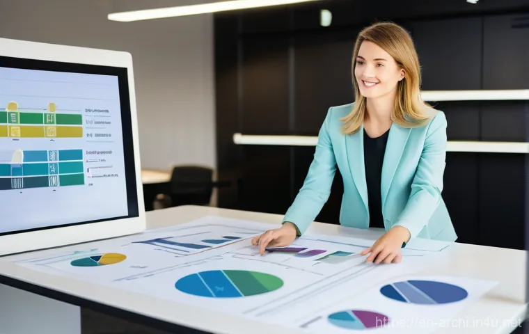 건축가 협상력 키우기 - **Prompt 1: Quantifying Design Value and Client Engagement**
    "An architect, a confident woman in...